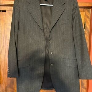 Ralph Lauren women’s Pinstripe Blazer in Dark Brown